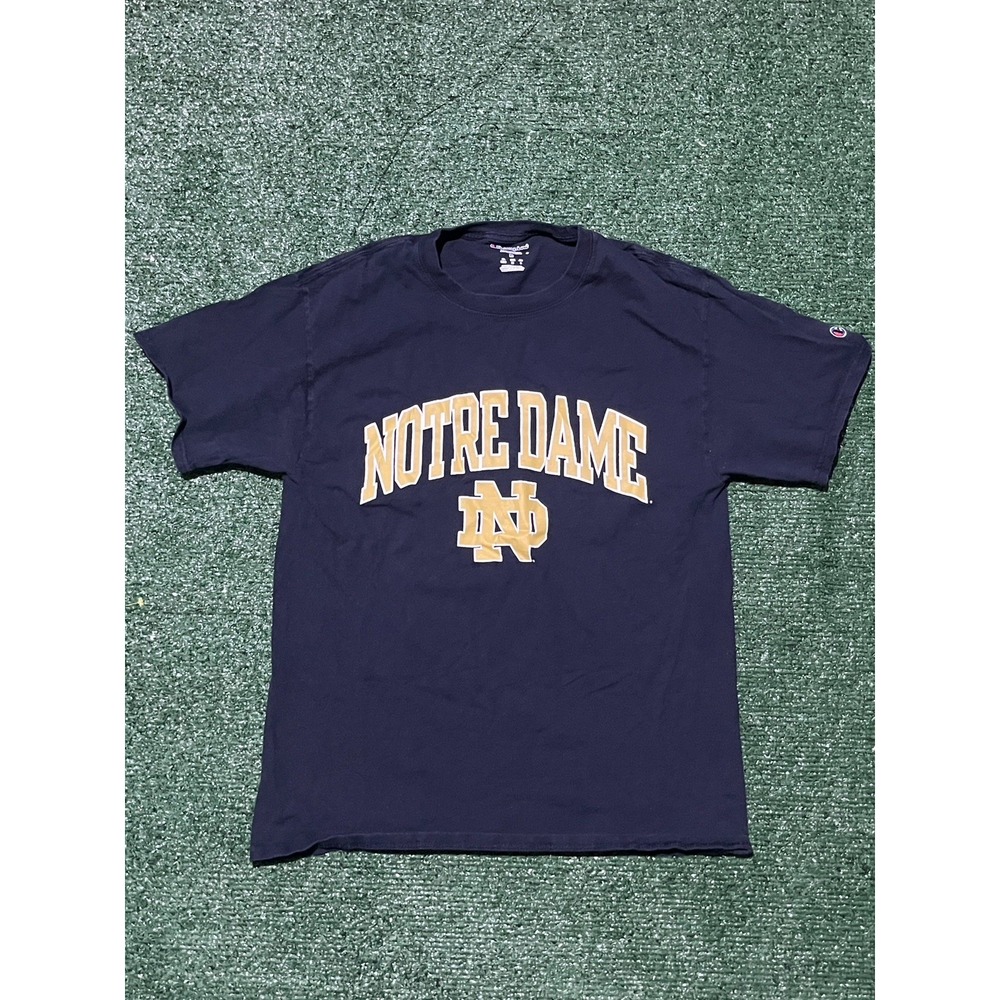 VINTAGE CHAMPION NOTRE DAME SHIRT - SIZE MEDIUM